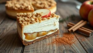 Apple Crumble Cheesecake