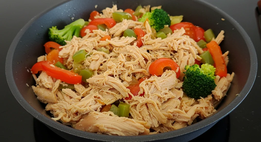 healthy shredded chicken recipes