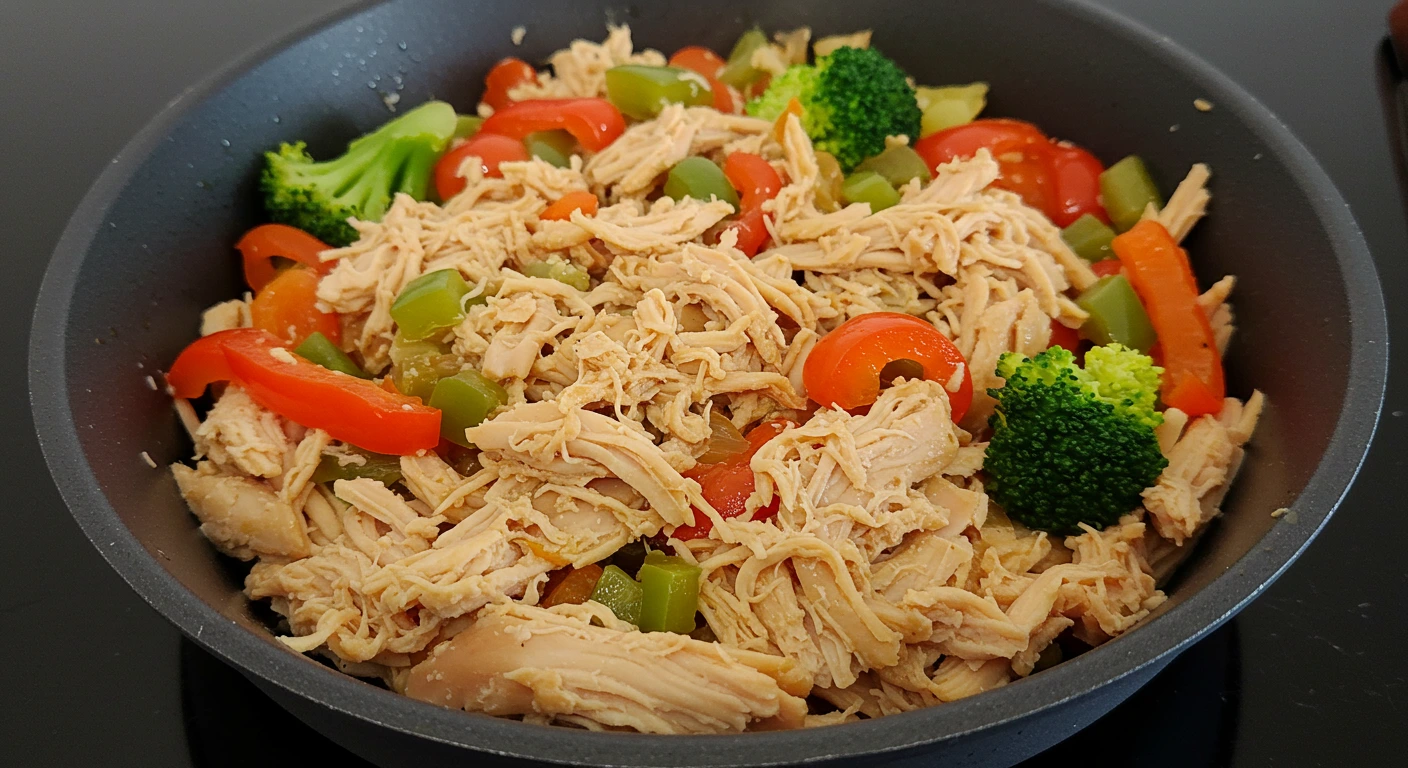healthy shredded chicken recipes
